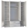 Topeshop ROMANA 160 BIEL bedroom wardrobe/closet 11 shelves 4 door(s) White image 2
