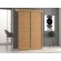 Topeshop IGA 120 ART C KPL bedroom wardrobe/closet 7 shelves 2 door(s) Oak paveikslėlis 2