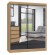 Topeshop IGA 160 ART A KPL bedroom wardrobe/closet 7 shelves 2 door(s) Oak paveikslėlis 1
