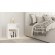 TINI bedside table 30x30x40 cm, white image 4