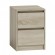 Topeshop K2 SONOMA nightstand/bedside table 2 drawer(s) Oak фото 2
