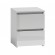 Topeshop M2 BIEL POŁYSK FRONT nightstand/bedside table 2 drawer(s) White фото 2