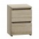 Topeshop M2 SONOMA nightstand/bedside table 2 drawer(s) Oak image 2