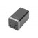 Universal wall charger GaN power supply 4 ports 2x USB-C 2x USB-A PD 3.0 65W black image 1