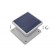 Maclean MCE124 Solar Lamp 4LED Lighting Twilight Sensor Silver image 3