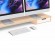 POUT EYES9 - All-in-one wireless charging & hub station for dual monitors, Deep White image 3
