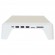 POUT EYES8 - 3-in-1 wooden monitor stand hub with fast wireless charging pad, white image 3