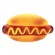 DINGO Hot-dog length 15 cm - dog toy - 1 piece paveikslėlis 2