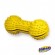 HILTON Spiked Dumbbell 15cm in Flax Rubber - dog toy - 1 piece image 4