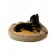 GO GIFT Dog and cat bed XXL - camel - 85x85 cm paveikslėlis 1