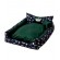 GO GIFT Dog and cat bed XL - green - 100x90x18 cm paveikslėlis 3
