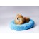 GO GIFT Shaggy blue M - pet bed - 57 x 57 x 10 cm фото 4