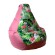 Sako bag pouffe Pear print pink-flaming XXL 140 x 100 cm image 2