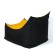 Sako bag pouffe Tron black-orange XXL 140 x 90 cm image 3