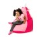 Sako bag pouf Unicorn pink-light pink L 105 x 80 cm paveikslėlis 2