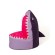 Sako bag pouffe Shark purple-light purple XXL 100 x 60 cm image 1