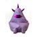 Sako bag pouffe Unicorn with mouth purple L 105 x 80 cm image 2