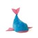 Sako bag pouffe Whale blue-pink L 110 x 80 cm image 1