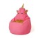 Unicorn pink XL 130 x 90 cm Sako bag pouffe image 1