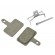 Shimano linings, B05S resin pads with spring - 25 pairs image 1