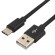 USB-C 3.0 male / USB A male 1.0m everActive CBB-1CB 3.0A melns iepakojumā 1 gb. image 1