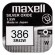 386 baterijas 1.55V Maxell sudraba-oksīda SR43SW iepakojumā 1 gb. 2
