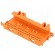 Mounting bracket WAGO 221 Series - for 4 mm² connectors on DIN-35 rail Orange 221-500 image 1
