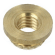 Threaded insert; brass; M3; BN: 37905; L: 1.85mm; MICROBARB® 2