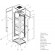 42U 19'' Напольный шкаф/ 600 x 600 x 2078mm/ Стеклянные двери/ Черный/ Hесмонтированный фото 3