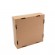 Gofrētā kartona kaste 200x200x65mm ar caurspīdīgu PE vāku, 14E 2