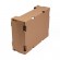 Gofrētā kartona kastes 370x275x130mm, brūnas, iepakojumā 20gab. 2