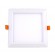 Premium LED light panel. Square 12W 3000K 168x168x29 with built-in power supply image 2