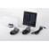 Spotlight VISTA120 10W 4000K Black, with solar battery and microwave sensor image 3
